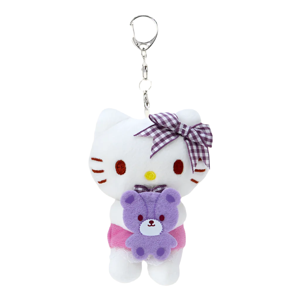 SANRIO Hello Kitty Favourite Colour Purple Mascot Holder Keychain