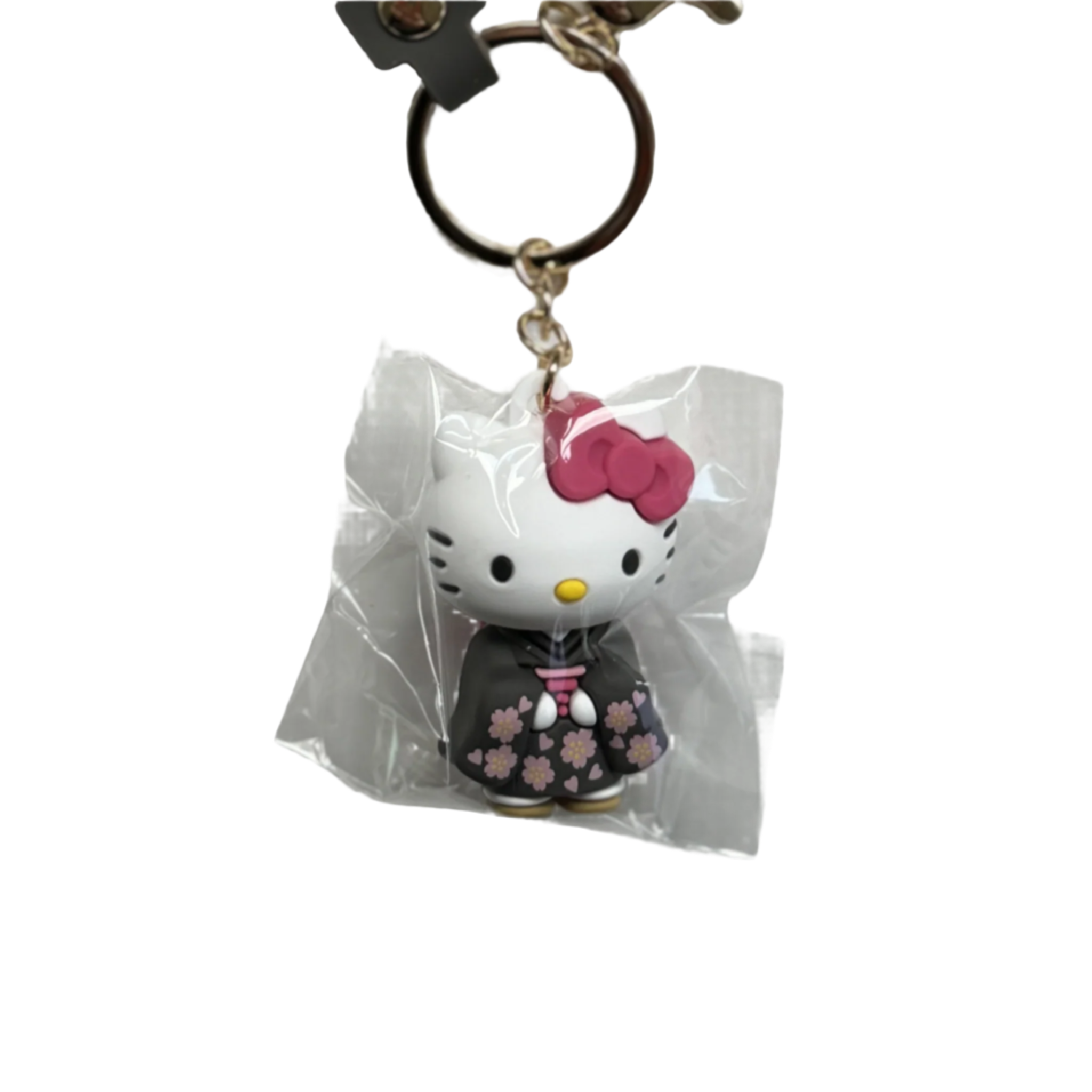 SANRIO Hello Kitty Japan Limited Black Sakura Kimono Keychain-My Store-YORE STORE