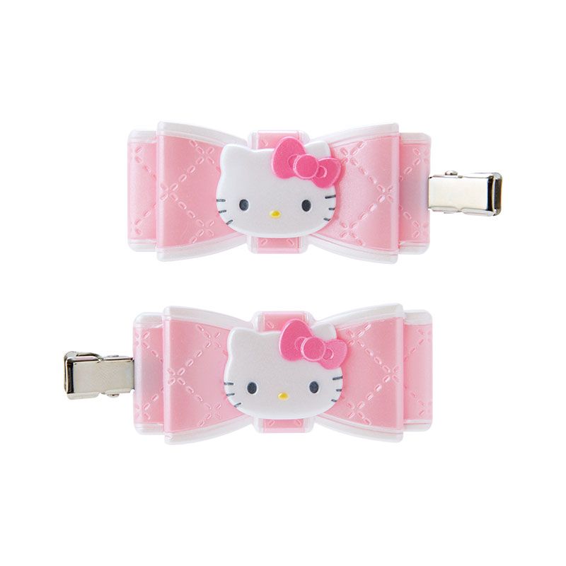 SANRIO Hello Kitty Pink Bow Hair Clip Set of 2-My Store-YORE STORE