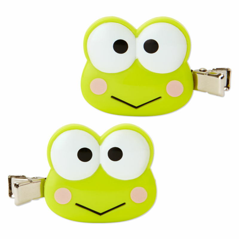 SANRIO Keroppi Face Hair Clip Set of 2-My Store-YORE STORE