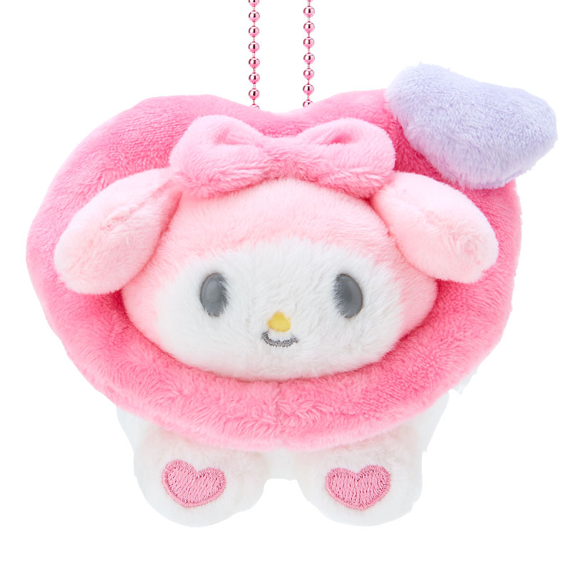 SANRIO My Melody Head in Pink Heart Mascot Holder Keychain-My Store-YORE STORE