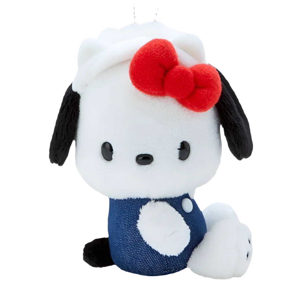 SANRIO Pochacco 50th Anniversary Hello Everyone Mascot Holder Keychain-My Store-YORE STORE
