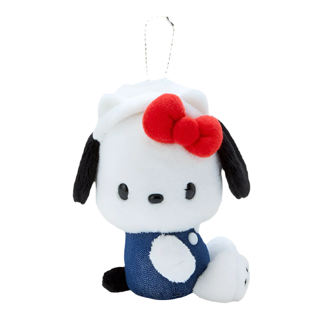 SANRIO Pochacco 50th Anniversary Hello Everyone Mascot Holder Keychain-My Store-YORE STORE
