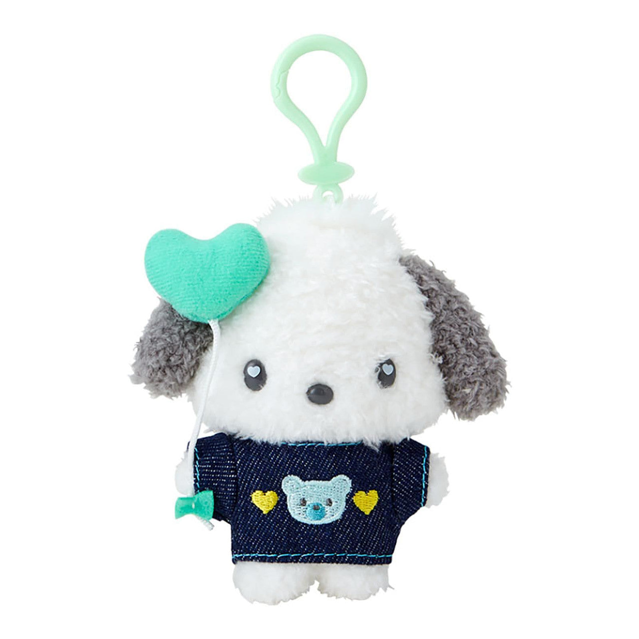 SANRIO Pochacco Denim Keychain Mascot Holder Keychain-My Store-YORE STORE