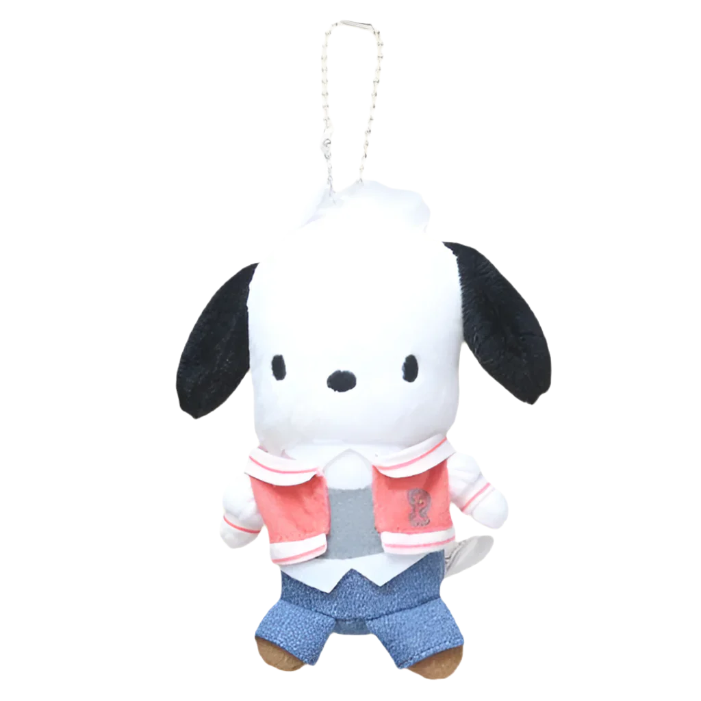 SANRIO Pochacco In Jeans Mascot Holder Keychain-My Store-YORE STORE