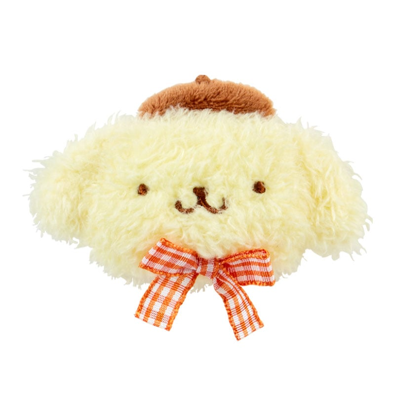 SANRIO Pompompurin Face Shaped Furry Hair Clip-My Store-YORE STORE