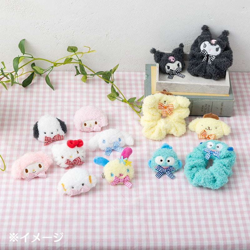 SANRIO Pompompurin Face Shaped Furry Hair Clip-My Store-YORE STORE