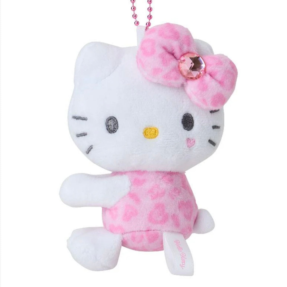 SANRIO x Kiddyland Gogo Gal Hello Kitty Hug Plush Pink Mascot Holder Keychain-My Store-YORE STORE
