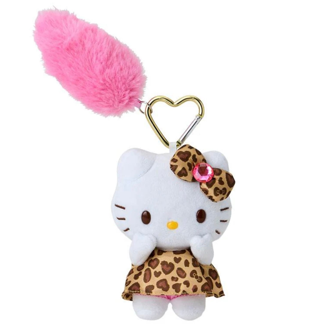 SANRIO x Kiddyland Gogo Gal Hello Kitty Leopard Print Brown Mascot