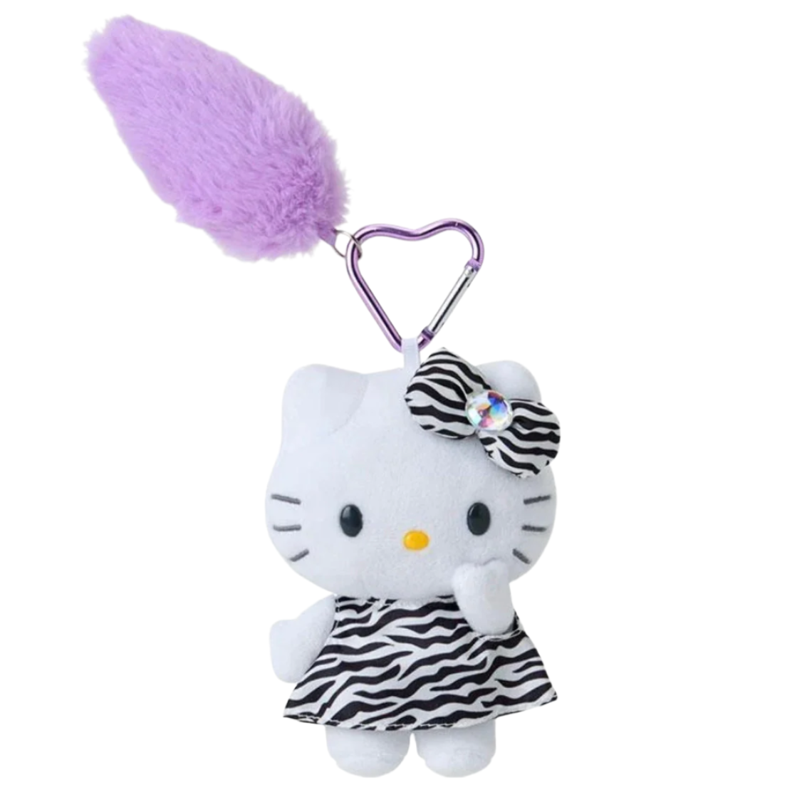 SANRIO x Kiddyland Gogo Gal Hello Kitty Zebra Print Mascot Holder SANRIO x Kiddyland Gogo Gal Hello Kitty Zebra Print Mascot Holder