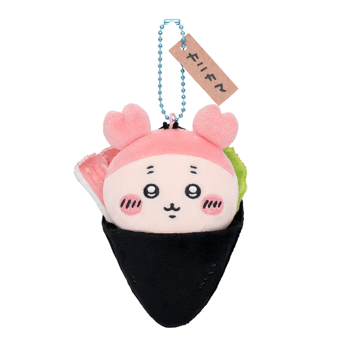chiikawa-kani-chan-sushi-kanikama-mascot-holder-keychain