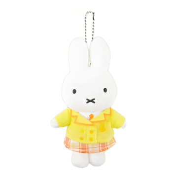 miffy-sekiguchi-matching-uniform-yellow-mascot-holder-keychain