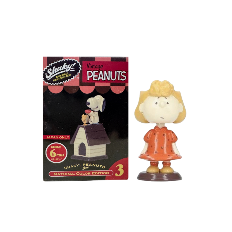 PEANUTS Snoopy Shaky! Vintage Bobblehead Natural Colour Edition 3