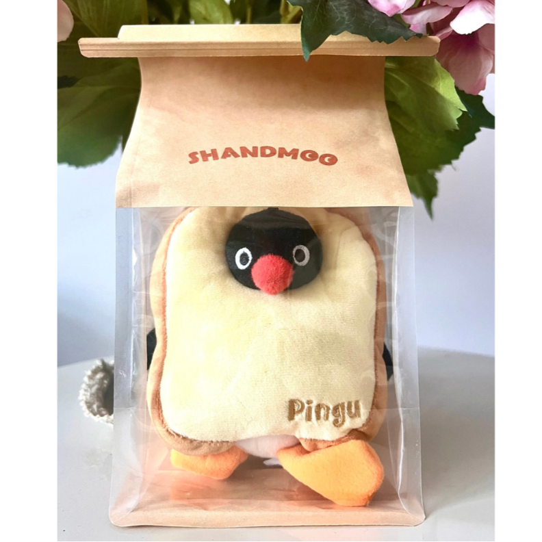 pingu-x-shandmoo-bakery-series-cream-toast-mascot-holder-keychain