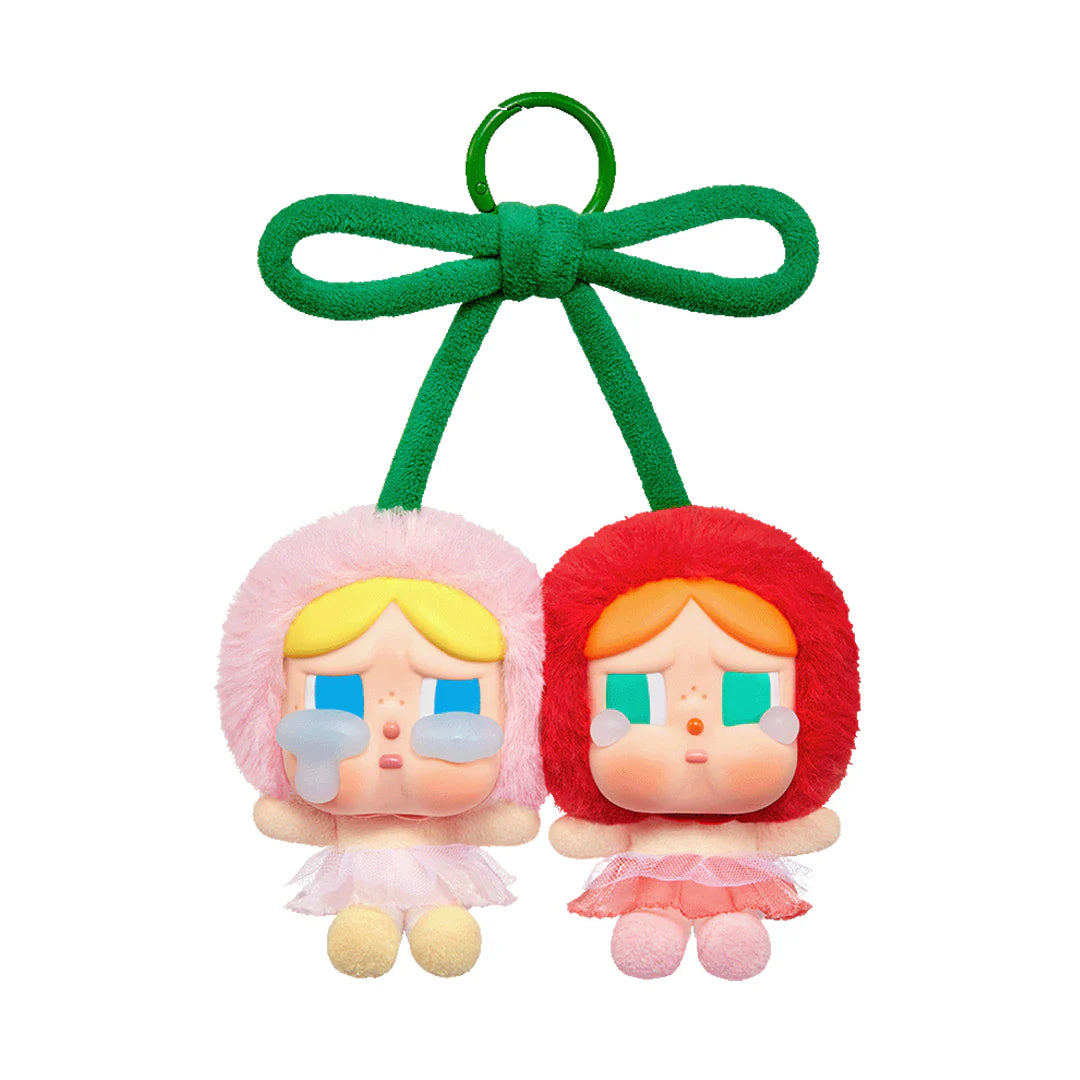 ポップマート正規品CRYING FOR LOVE xスワロフスキー　cherry CRYBABY CRYING FOR LOVE SERIES-VINYL PLUSH HANGING CARD