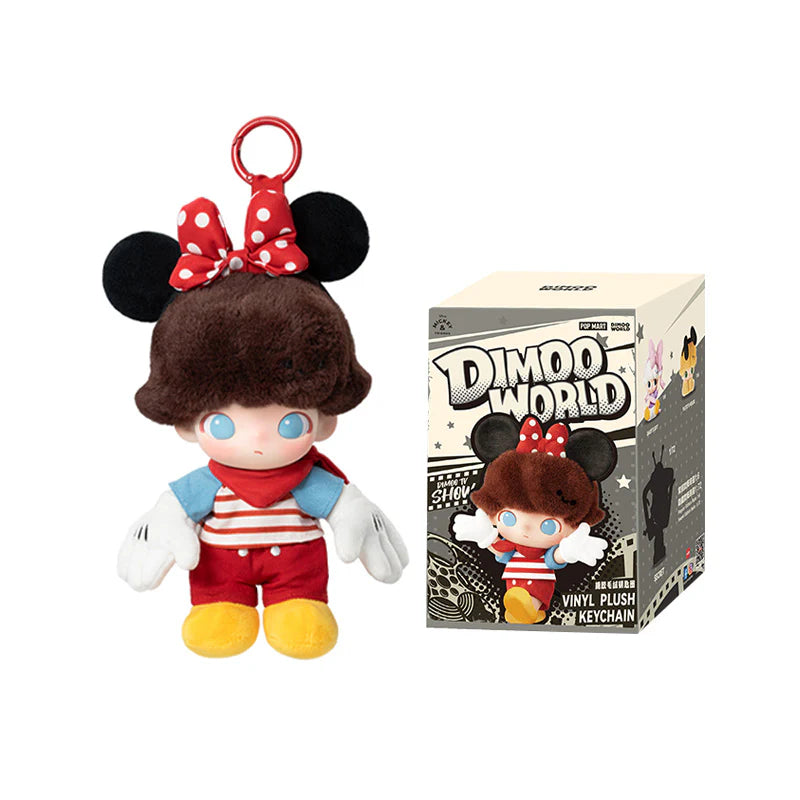 POP MART Dimoo World x Disney Series Vinyl Plush Keychain Blind