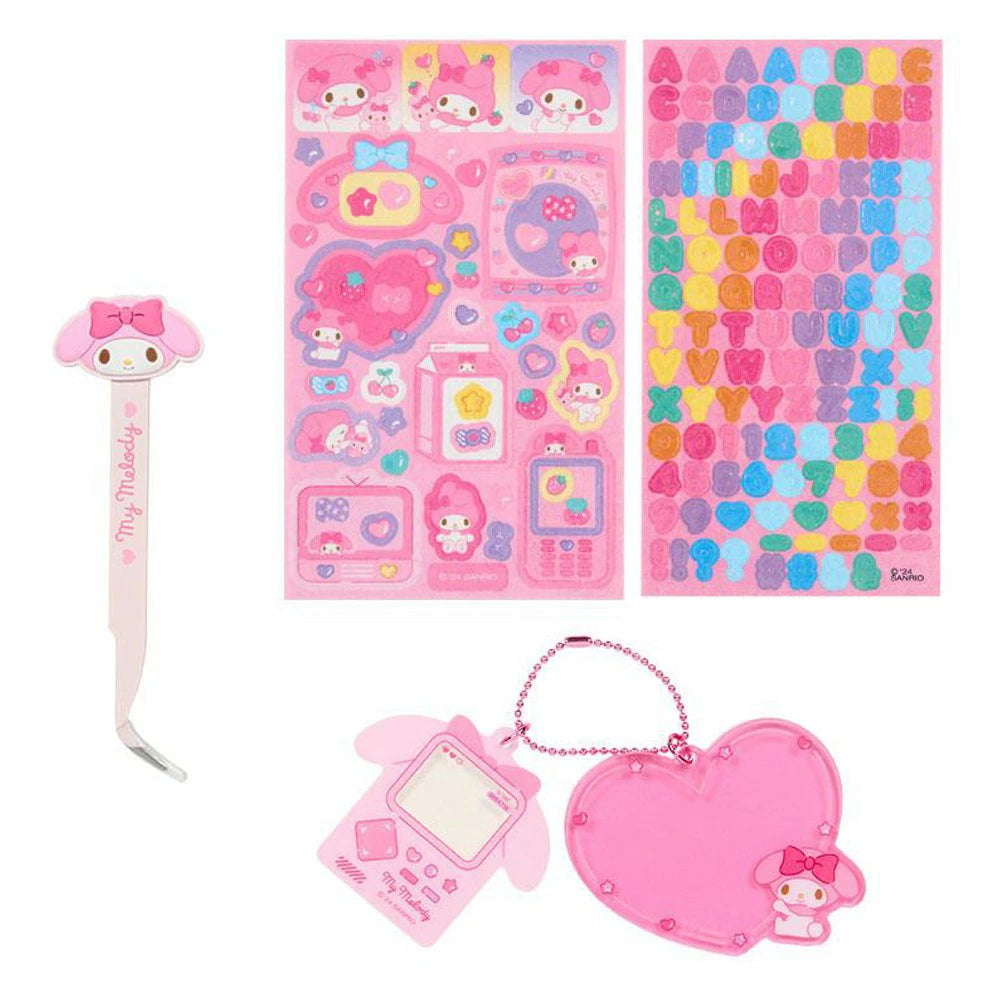 sanrio-my-melody-enjoy-idol-series-tweezers-deco-charm-set