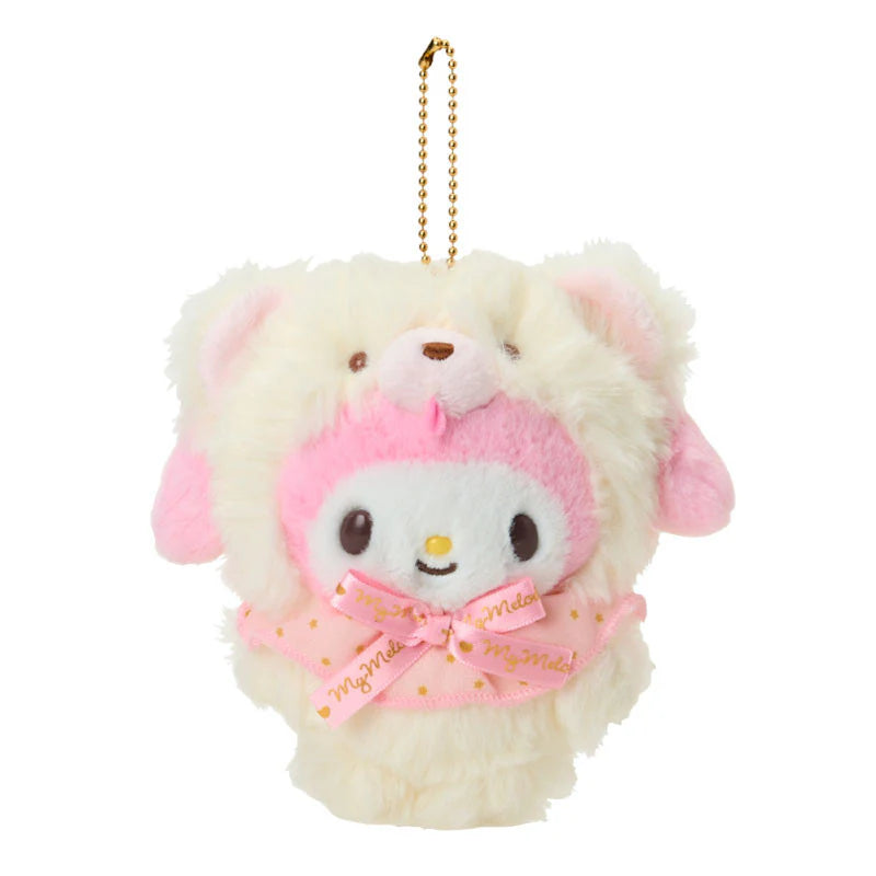sanrio-my-melody-fuwa-mosa-fluffy-teddy-mascot-holder-keychain