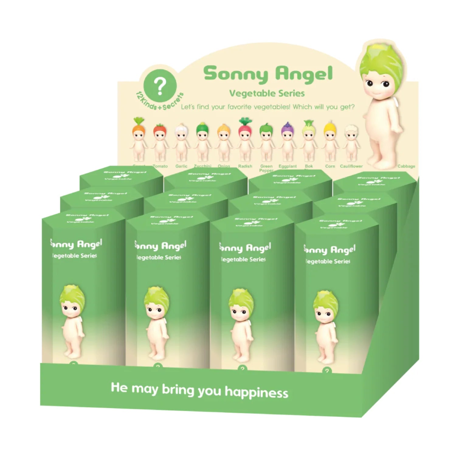 SonnyAngel VegetableSeries　アソートbox　12個入り Genuine Sonny Angel - Vegetable (Set of 12) – Beezer