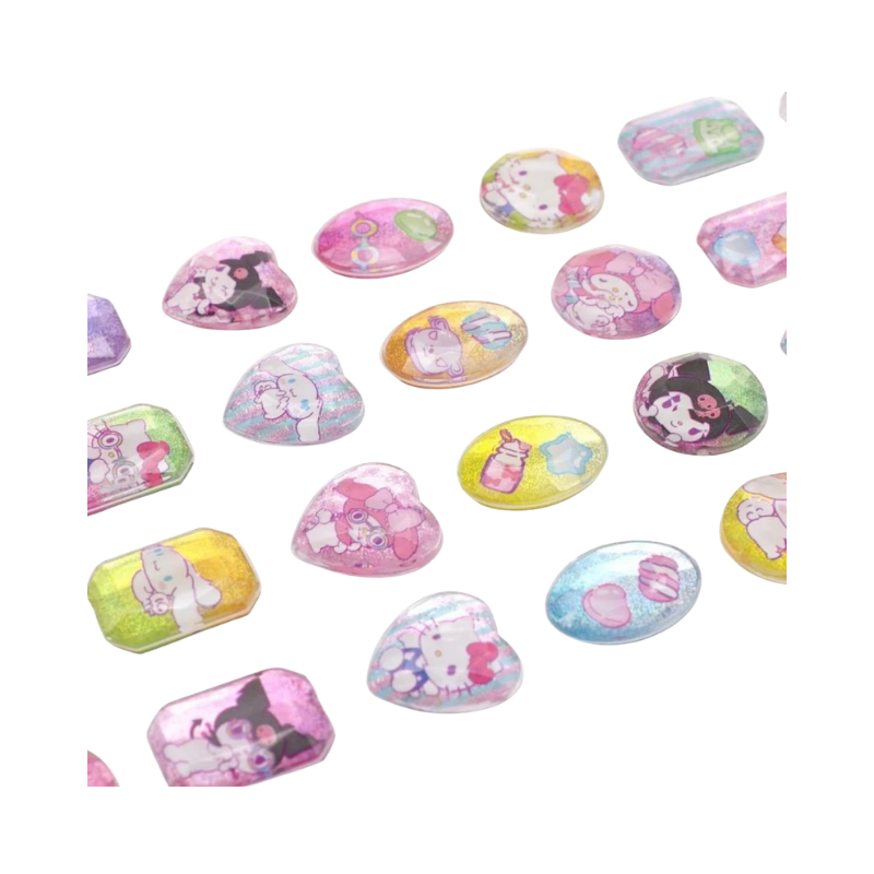 SANRIO Mini Diamond Stone Seal Sticker