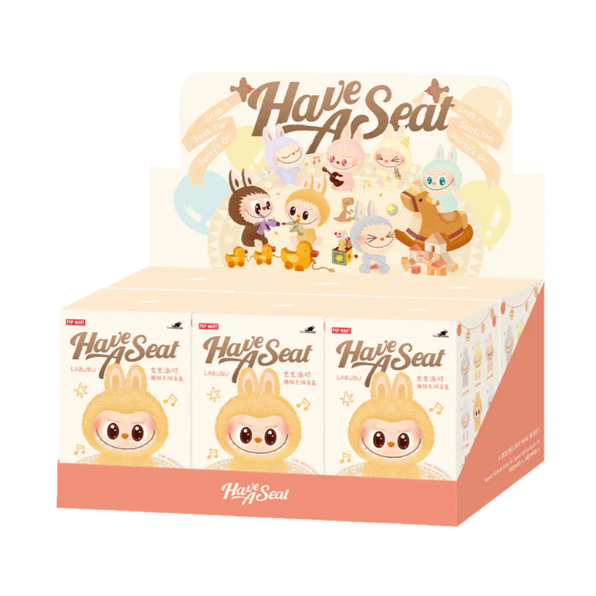POP MART The Monsters - Have a Seat Vinyl Plush Blind Box