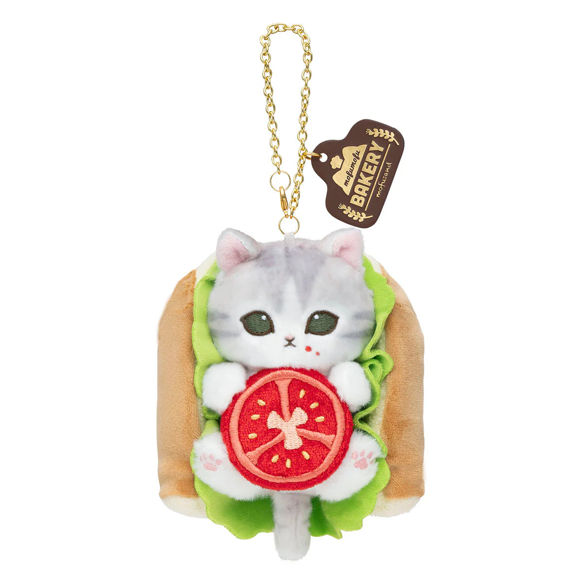 MOFUSAND Mofumofu Bakery Sandwich Meow Mascot Holder Keychain