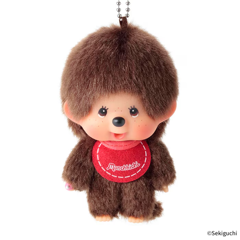 MONCHHICHI Monchhichi Boy Face SS Mascot Holder Keychain