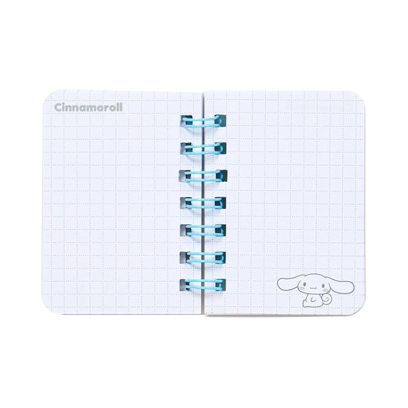 SANRIO Mini Ring Notebook Keychain (Hello Kitty/Cinnamoroll/My Melody/Kuromi)