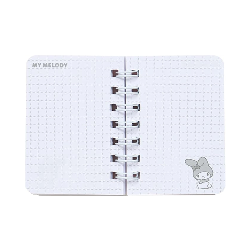 SANRIO Mini Ring Notebook Keychain (Hello Kitty/Cinnamoroll/My Melody/Kuromi)