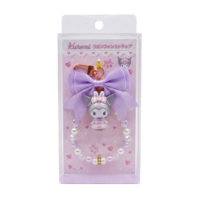 SANRIO Kuromi Bunnies Ballerina Ribbon Phone Strap