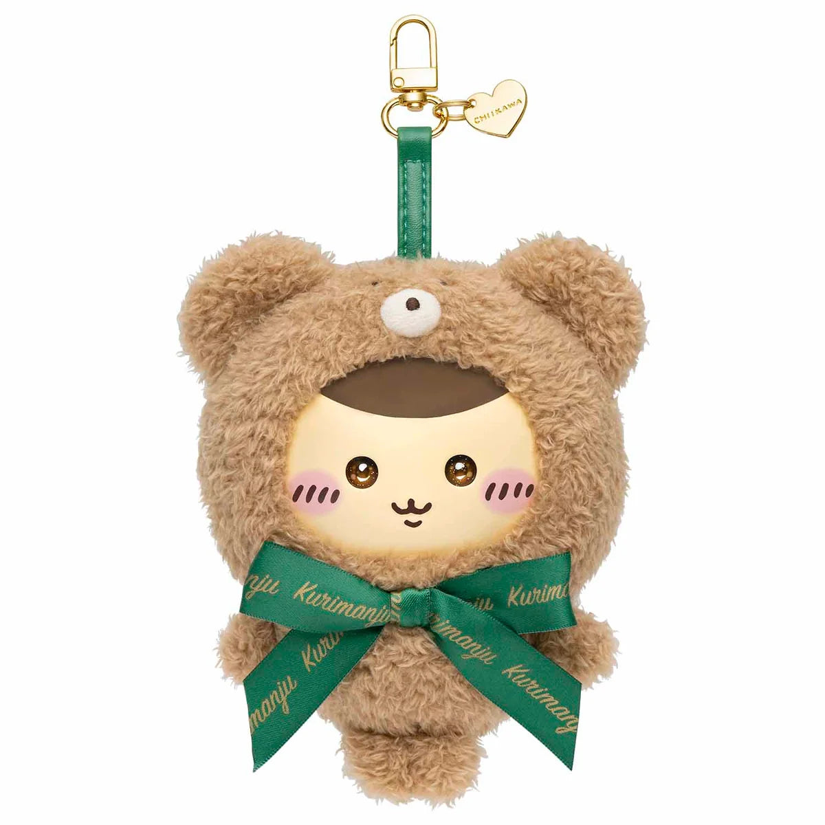 CHIIKAWA Kiramekko Teddy Bear Mascot Holder Keychain