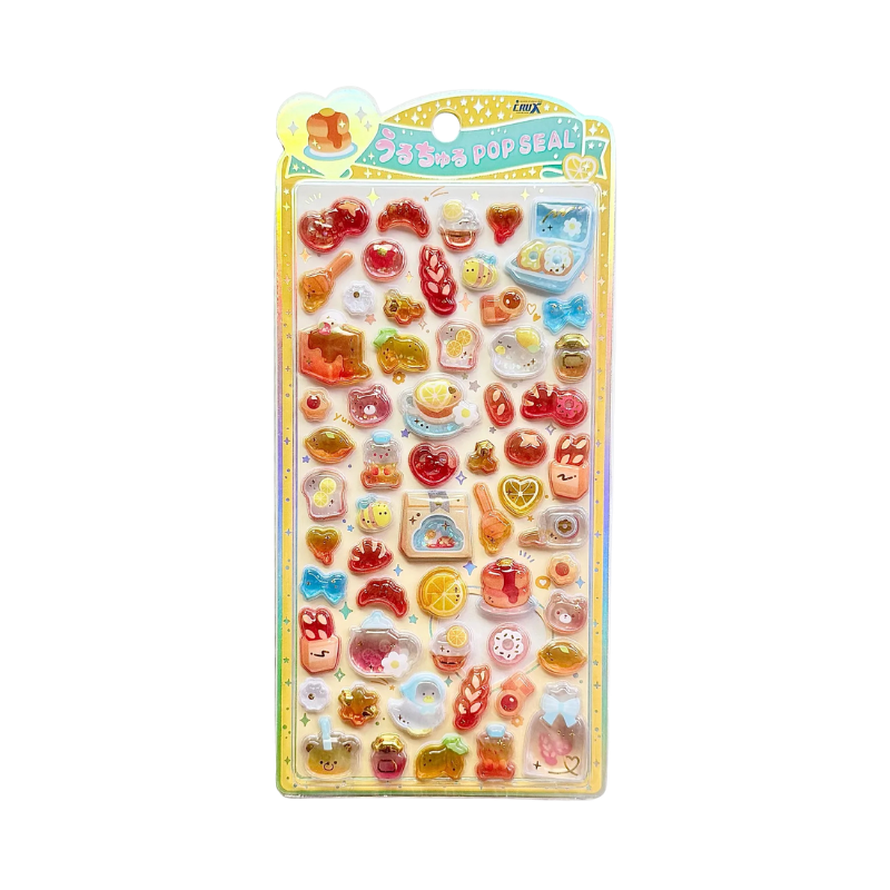 CRUX UruChuru Pop Seal Pop Sticker (Food)- bread honey