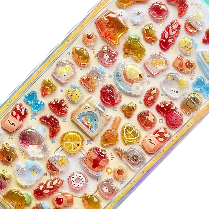 CRUX UruChuru Pop Seal Pop Sticker (Food)- honey bread