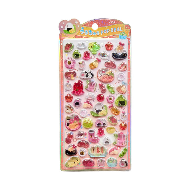 CRUX UruChuru Pop Seal Pop Sticker (Food)-bento
