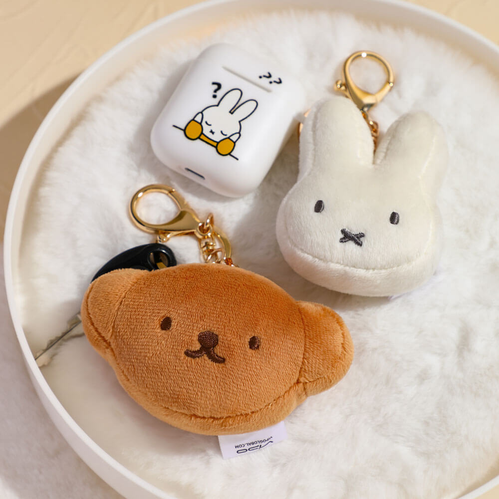 MIFFY Boris 2D Plush Mascot Holder Keychain