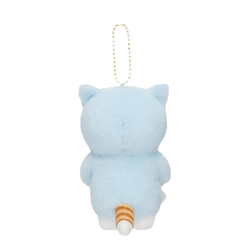 MOFUSAND Blue Cat Pyjama Mascot Holder Keychain-My Store-YORE STORE