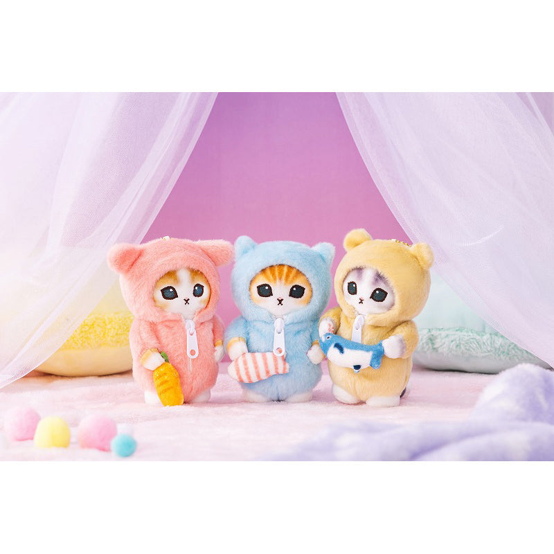 MOFUSAND Blue Cat Pyjama Mascot Holder Keychain-My Store-YORE STORE