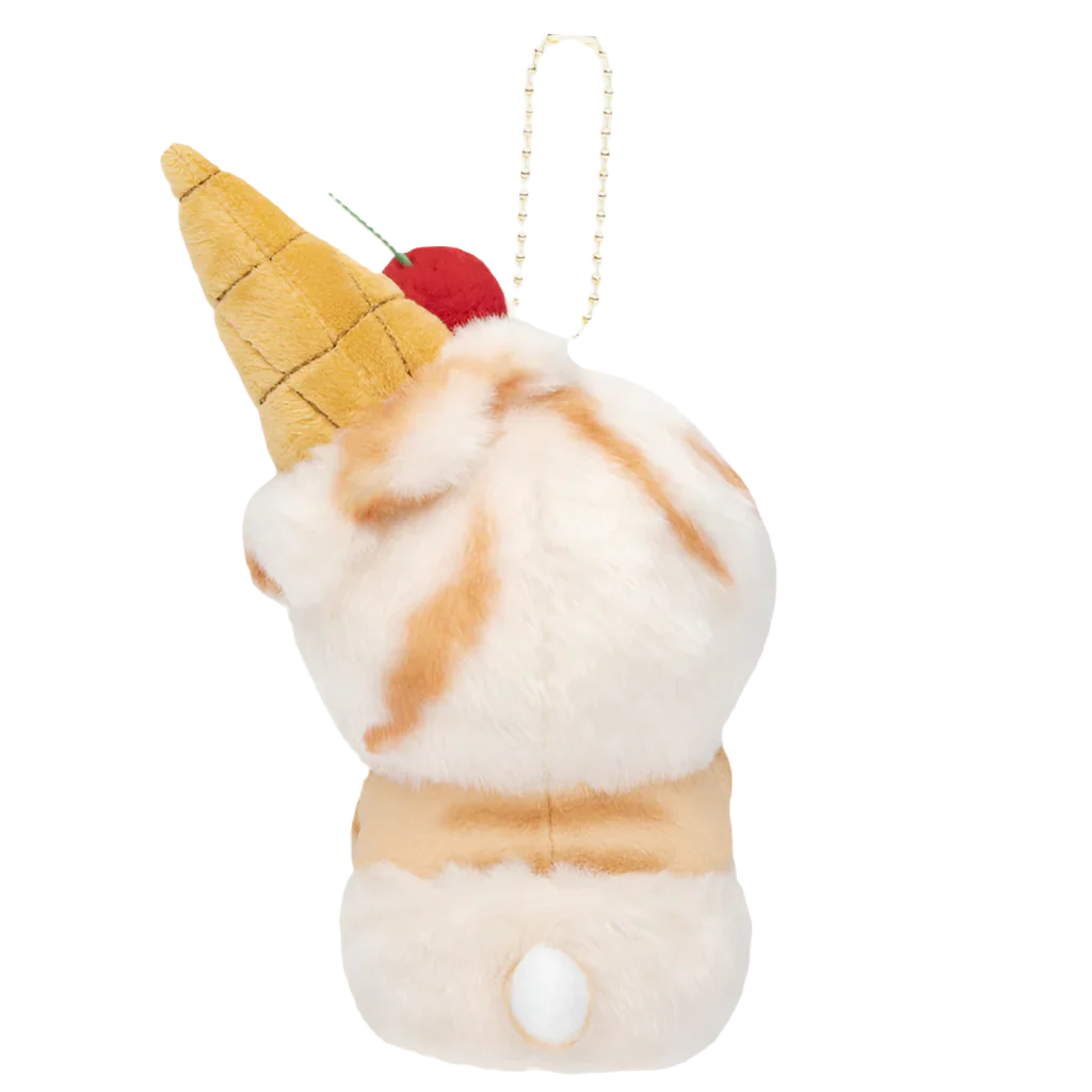 MOFUSAND Cherry Caramel Ice Cream Mascot Holder Keychain-My Store-YORE STORE