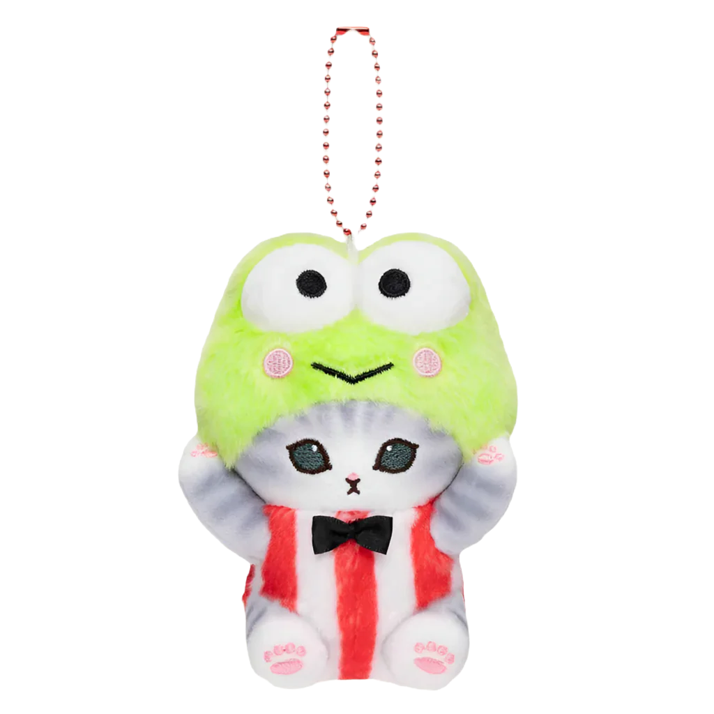 MOFUSAND x Sanrio Characters Keroppi Mascot Holder Keychain-My Store-YORE STORE
