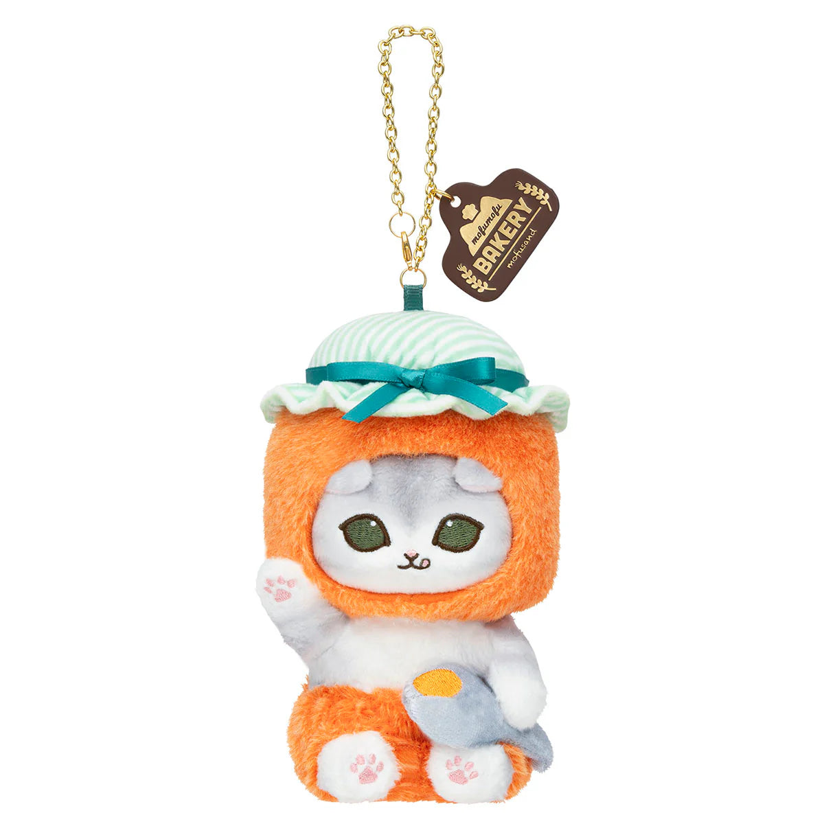 MOFUSAND Mofumofu Bakery Jam Meow Marmalade Mascot Holder Keychain