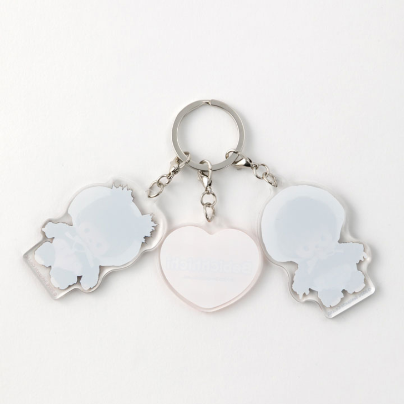 MONCHHICHI Bebichhichi 3 Piece Acrylic Keychain Accessory