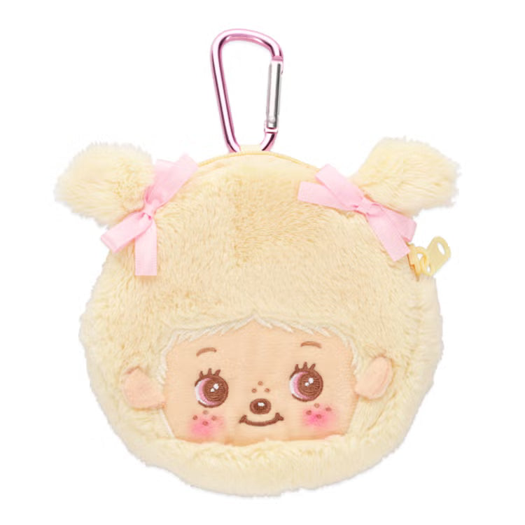 MONCHHICHI Bebichhichi Sweet Color Mini Pouch with Carabiner