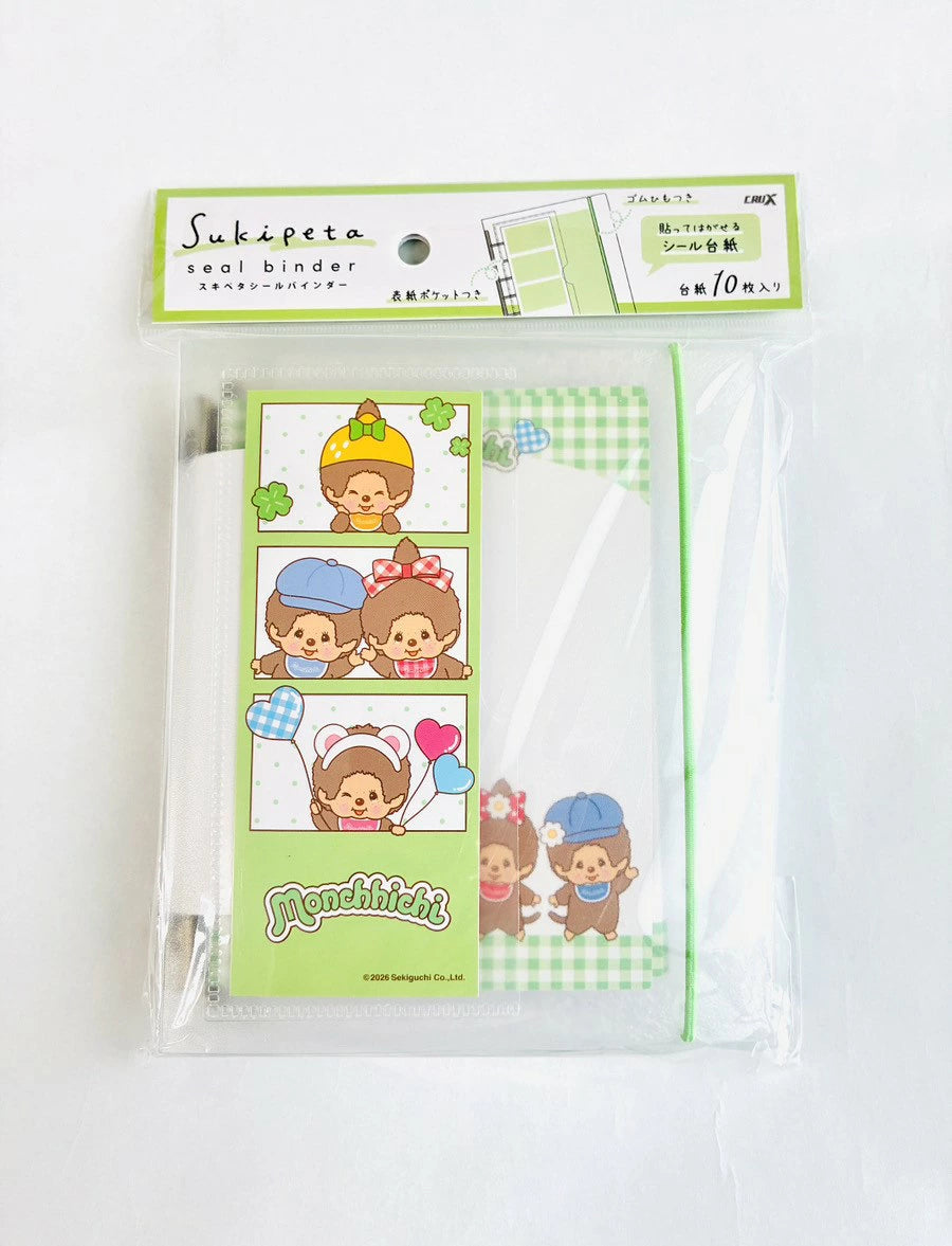 MONCHHICHI Crux SUKIPETA Stylish Sticker Binder