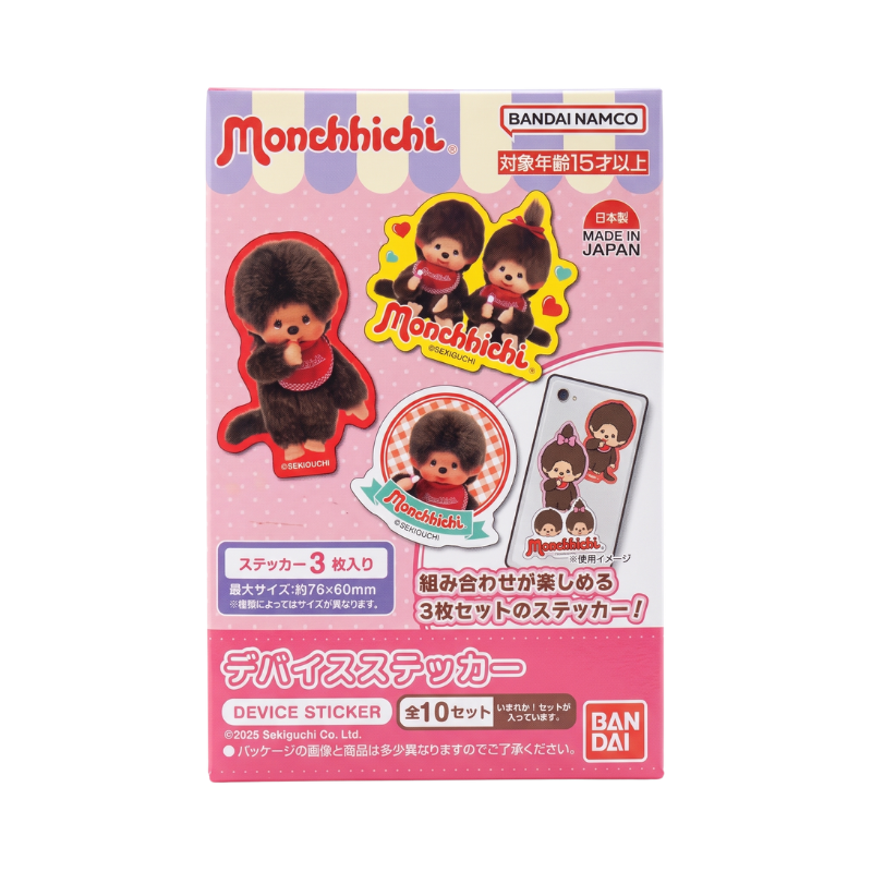MONCHHICHI Device Sticker Blind Bag (3PC)