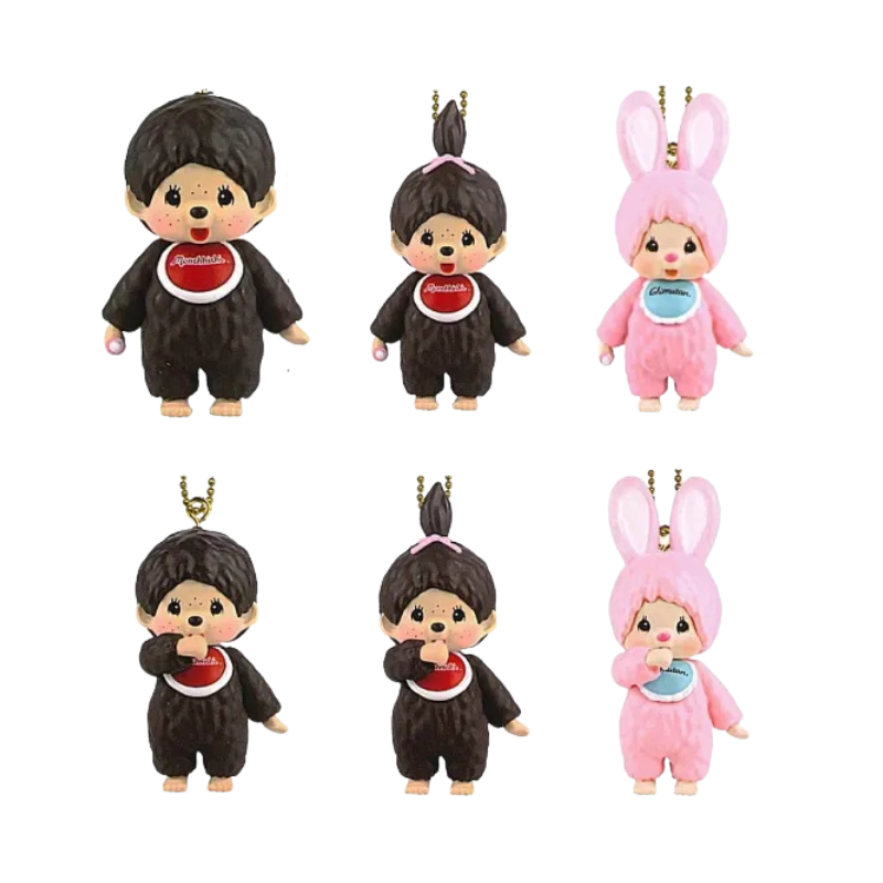 MONCHHICHI Gacha Mascot Keychain