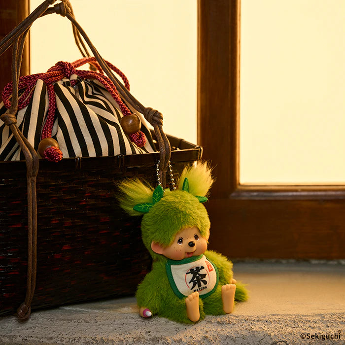 MONCHHICHI Matcha Girl Mascot Holder Keychain