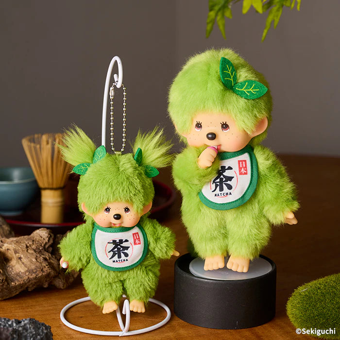 MONCHHICHI Matcha Girl Mascot Holder Keychain