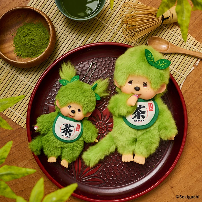 MONCHHICHI Matcha Girl Mascot Holder Keychain