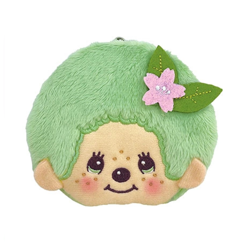MONCHHICHI Matcha Monchhichi Kun Coin Purse
