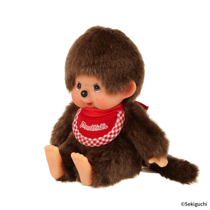 MONCHHICHI Premium Standard Boy Brown SS Sitting Plush Doll